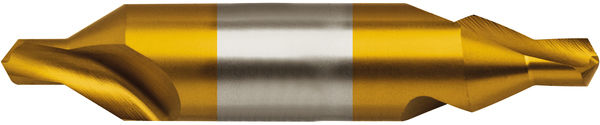 A型高速鋼鍍鈦中心鉆不帶護(hù)錐4,0mm 